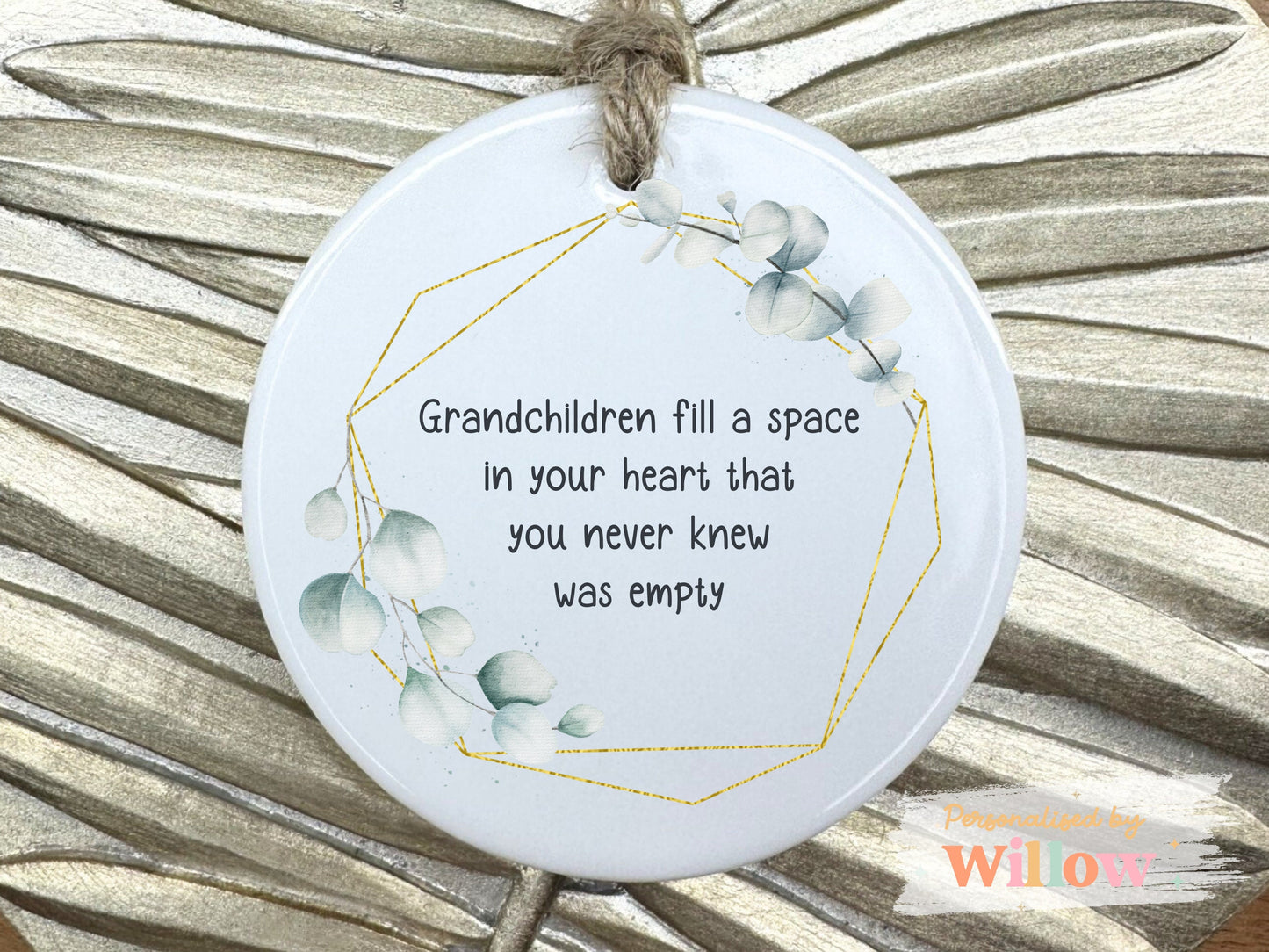 Personalised Grandparent Gift, New Grandma Gift, Thank you Grandad Gift.