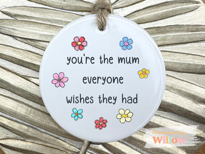 Appreciation Ceramic Hanging Keepsake Gift For Mum