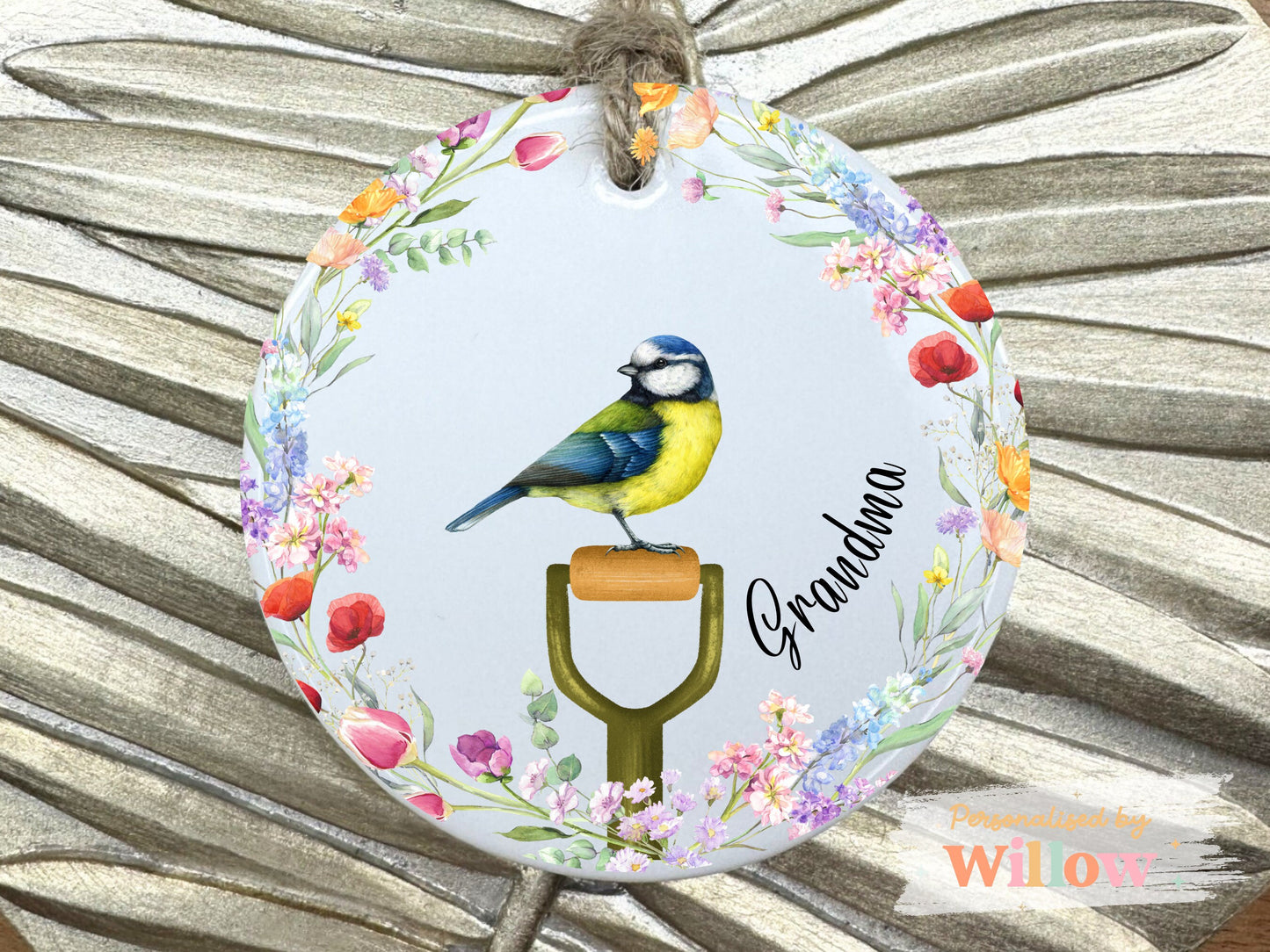 Personalised Robin Grandma Gift, Nan Gift, Thank you Nanny Gift.