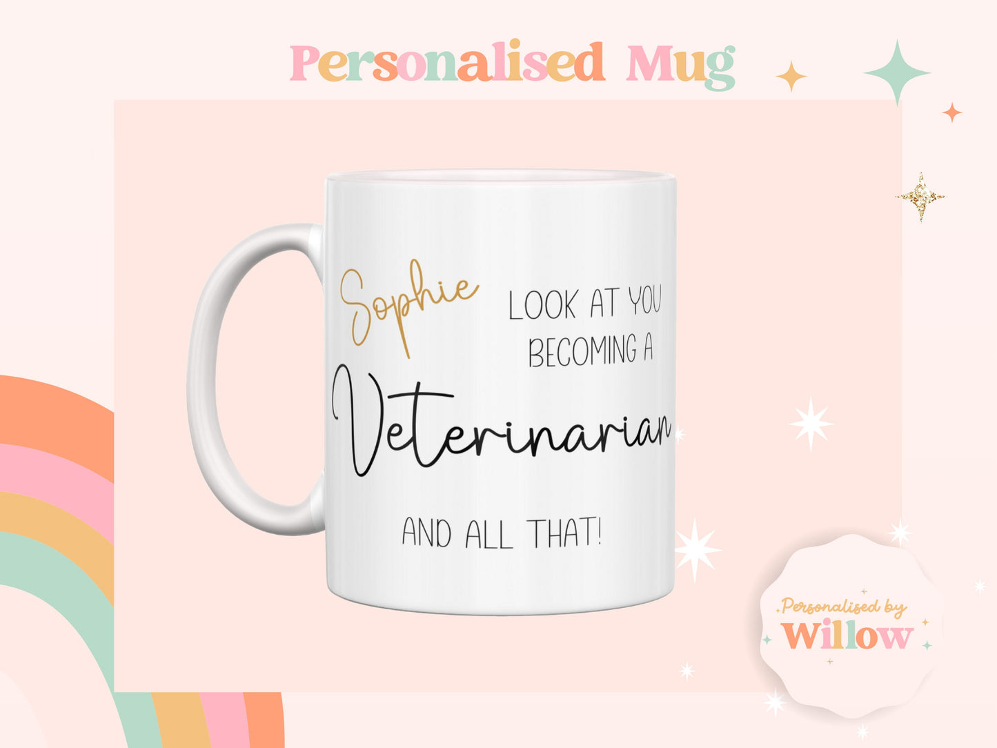 Look At You Becoming A Vet Mug, Veterinary Nurse