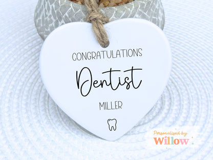 Personalised Dentist Graduation, Gift for Newly Qualified Dentist Gift