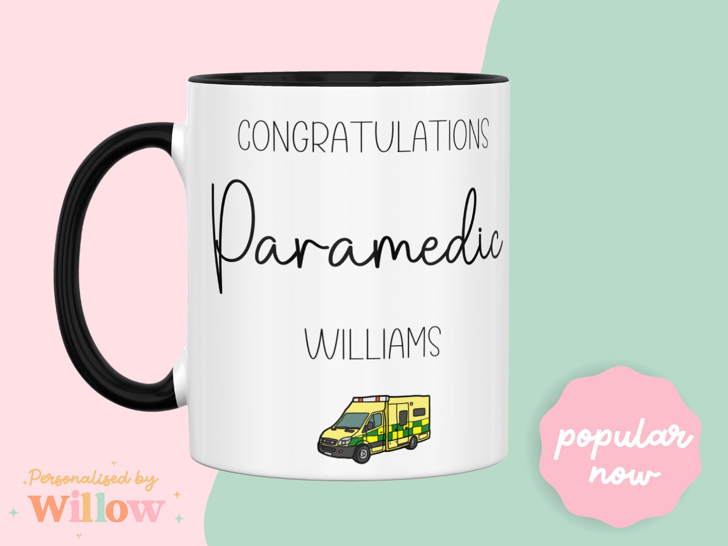 Look At You Becoming a Paramedic Mug, Newly Qualified Paramedic Gift