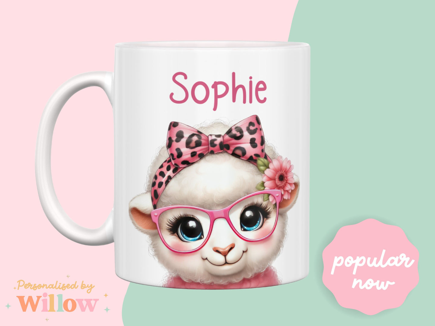 Personalised Sheep Mug, Sheep Gift, Farm Mug, Farm Animals Mug.