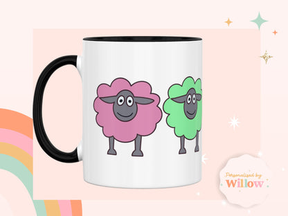 Sheep Mug, Sheep Gift, Farm Mug, Farm Animals Mug, Vet Gift.