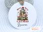 Personalised Cat Christmas Decoration, Cats Christmas Decoration.