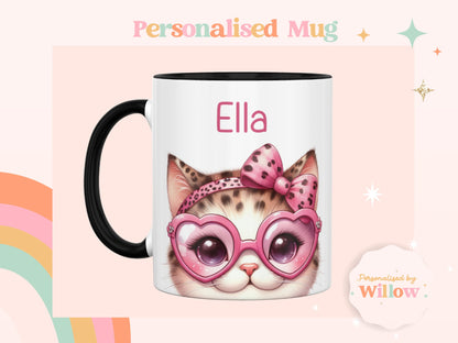 Personalised Cat Mug, Cat Gift, Farm Mug, Farm Animals Mug