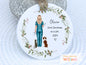 Vet Nurse First Christmas Gift, Personalised Vet Nurse Hanging.