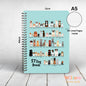 Dog Breeds Notebook Gift, Dog Themed Journal, Gift For Dog Lover, Dog Stationary, Dog Mum Gift, Pet Dog Notebook, Dog Lover Gift.