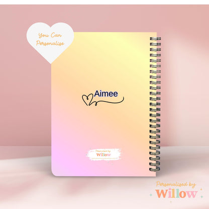 Personalised Brilliant Creative Ideas Notebook Journal, Notebook For Inspiration &amp; Thoughts